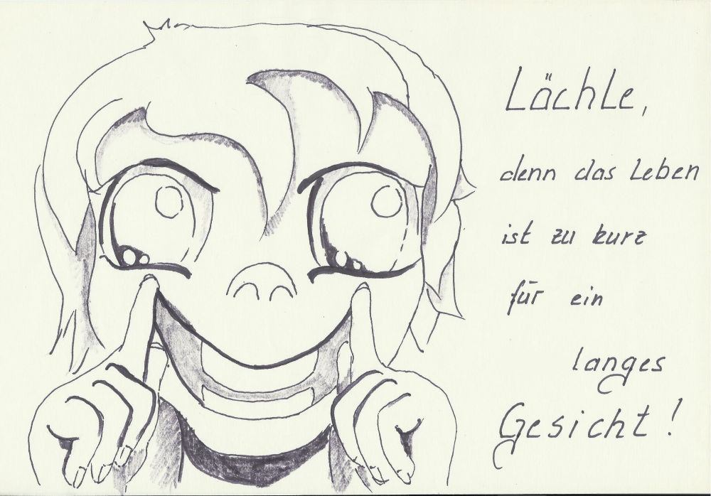 Cartoon: Lächle 1