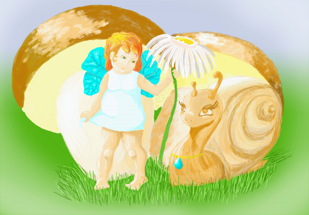 Illustration: Pilzelfe 1