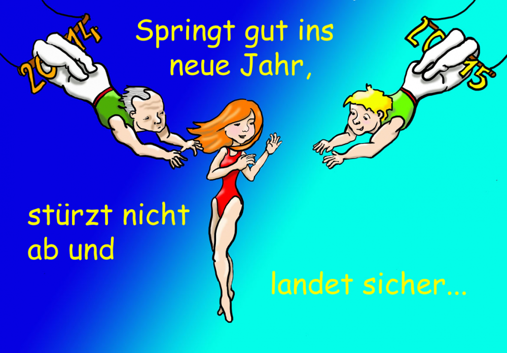 Cartoon: Silvester 1