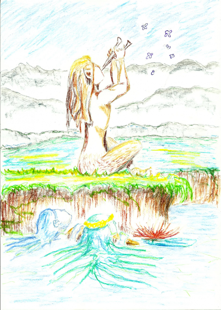 Cartoon: Pan (Sommersehnsucht) 2