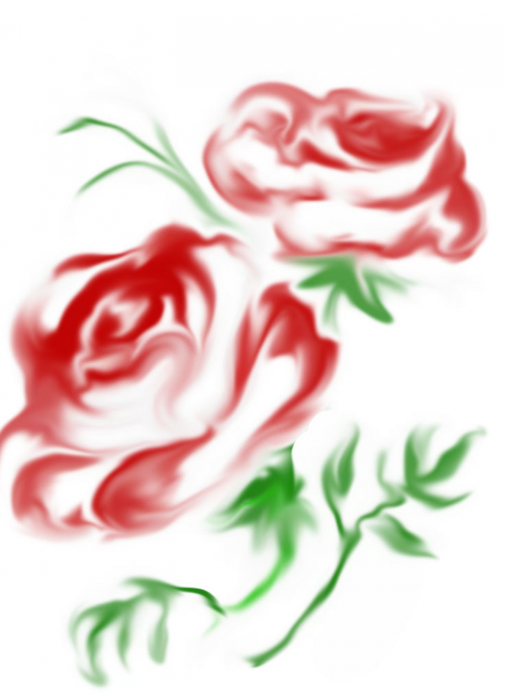 Illustration: erste Versuchsrose 1