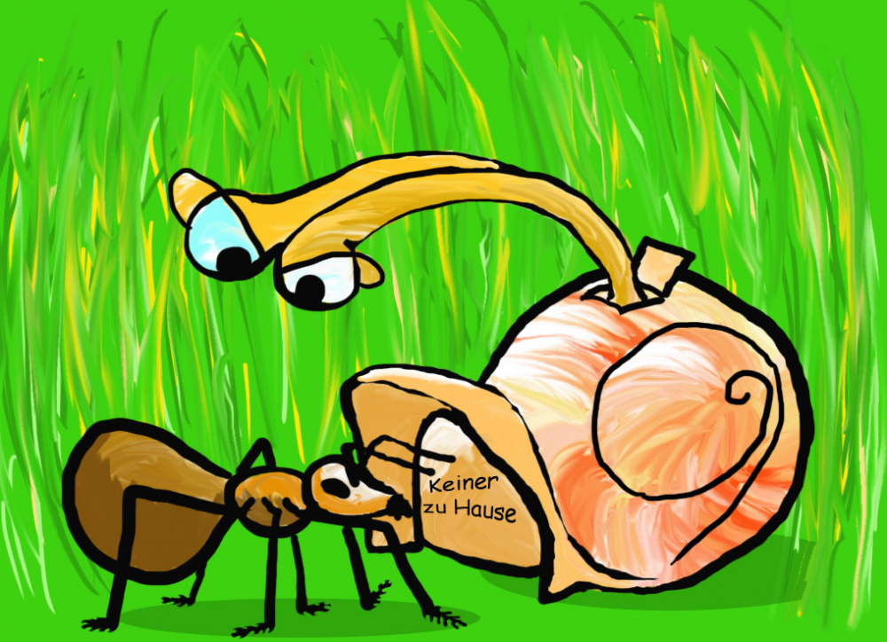 Cartoon: Besuch 1
