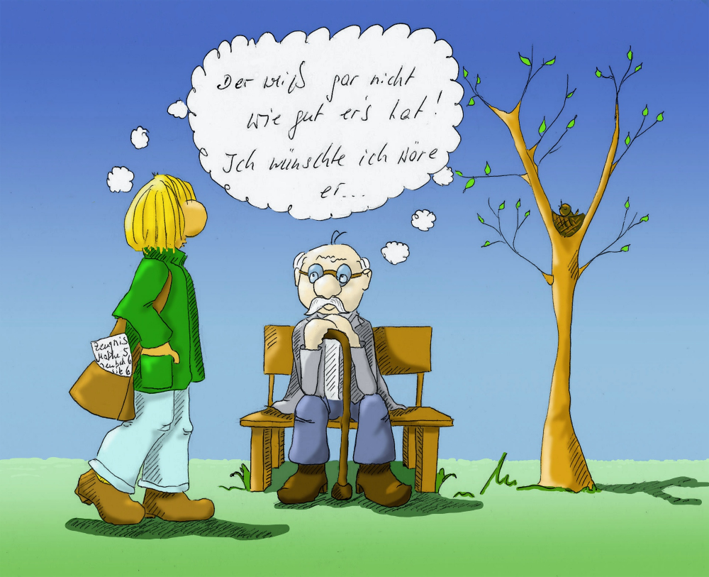 Cartoon: Wenn der wüßte 1