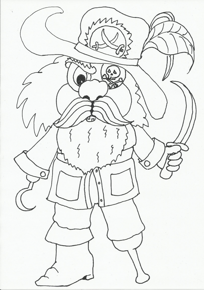 Illustration: Pirat und Piratin 1