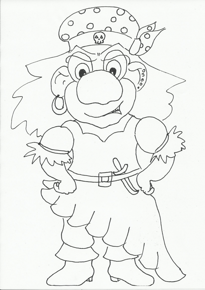 Illustration: Pirat und Piratin 2