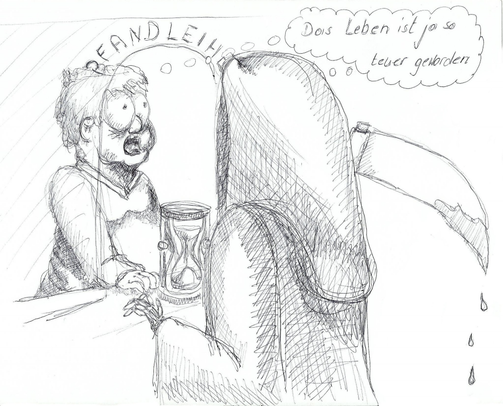Cartoon: Teures Leben 1