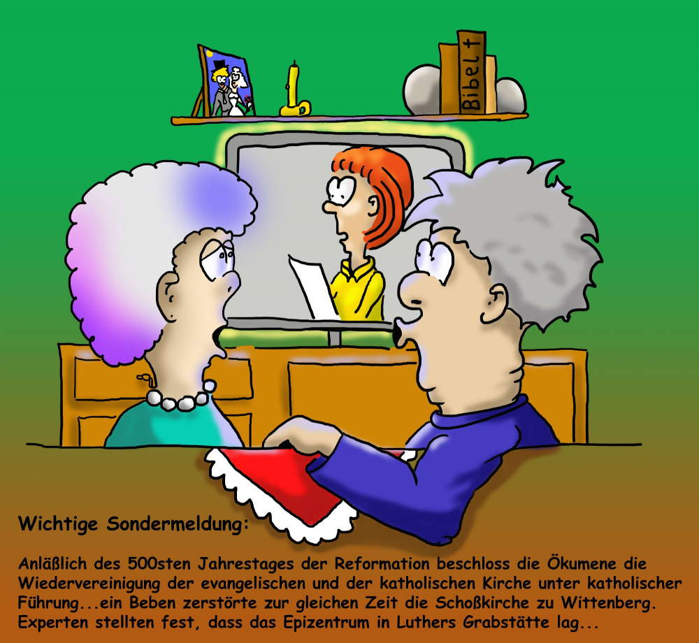 Cartoon: Luthers Meinung 1