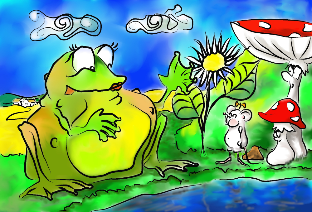 Illustration: Thea ist die Größte 10