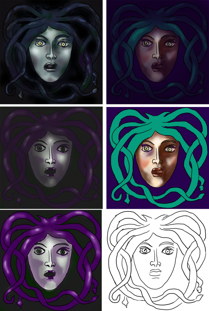 Illustration: Medusa-Warhol 1