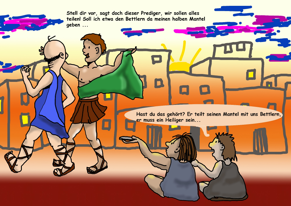 Cartoon: St. Martin-ein Missverständnis 1