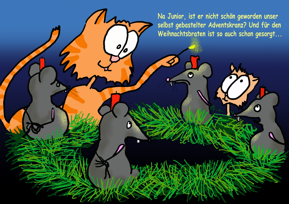 Cartoon: UPventskranz 1