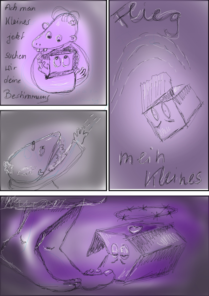 Comic: Ikarus-erste Versuche 1