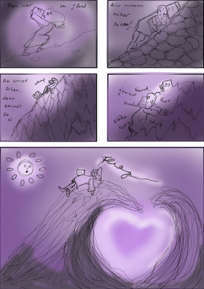 Comic: Ikarus-erste Versuche 2