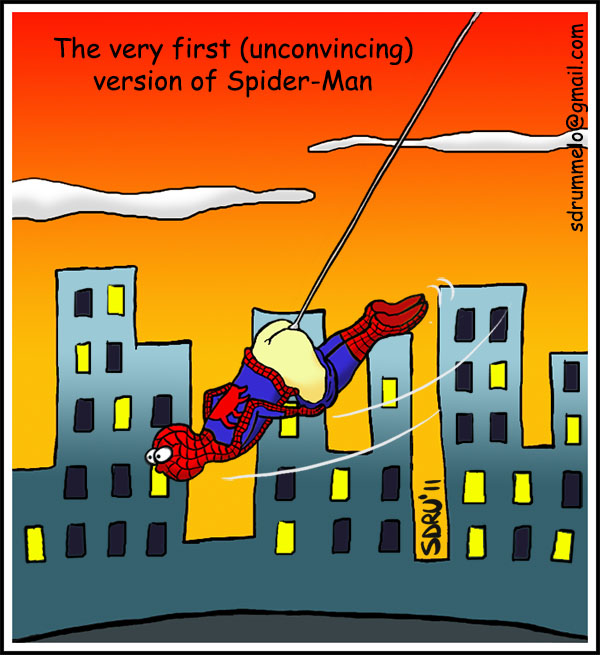 Cartoon: Spider-Man begins 1