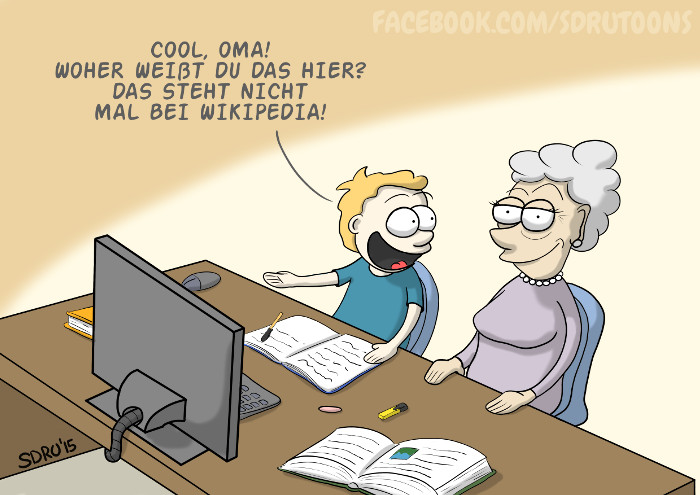 Cartoon: Cool, Oma! 1