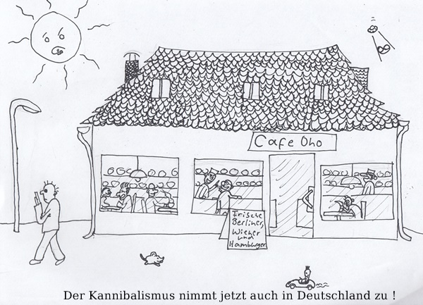 Cartoon: Bürgerliche Küche 1