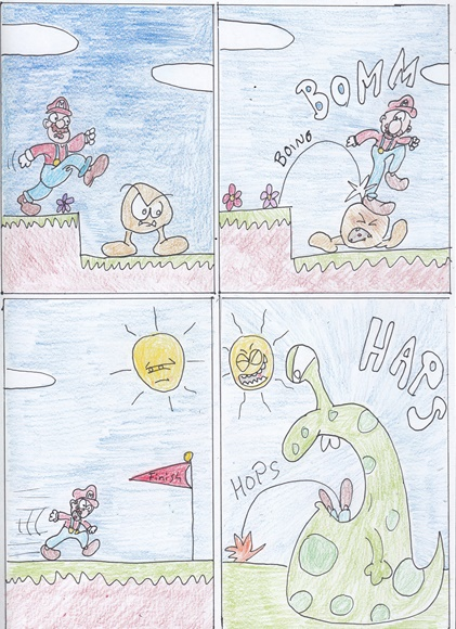 Comic: Mario Vs Monster-Brother 1