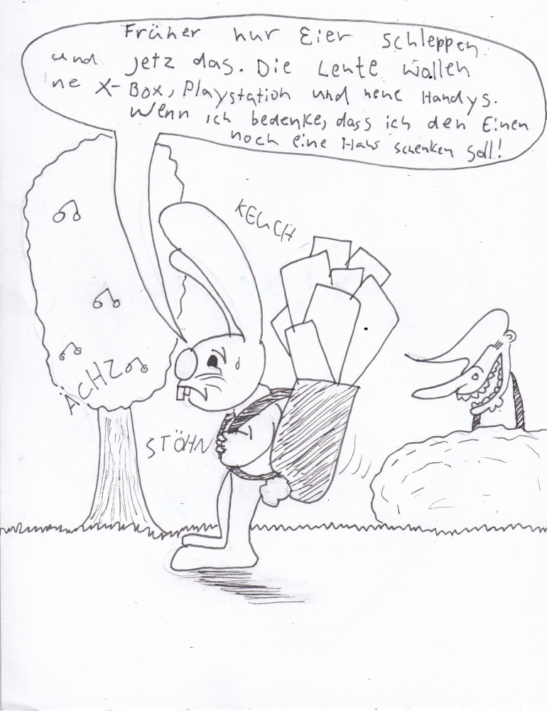 Cartoon: Osterhase 1