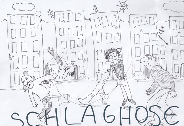 Cartoon: Die Hose 1