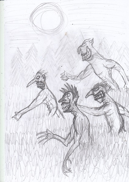 Concept Art / Character Design: Etwas komische Dinger 1