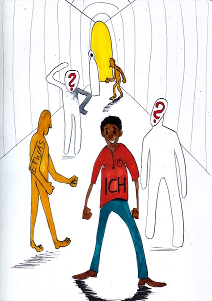 Illustration: Ich bin 1