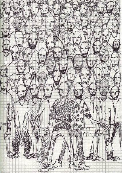 Rate- / Wimmelbild: Kleine Gangster 1