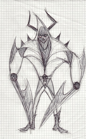 Concept Art / Character Design: Kleiner Bösewicht 1