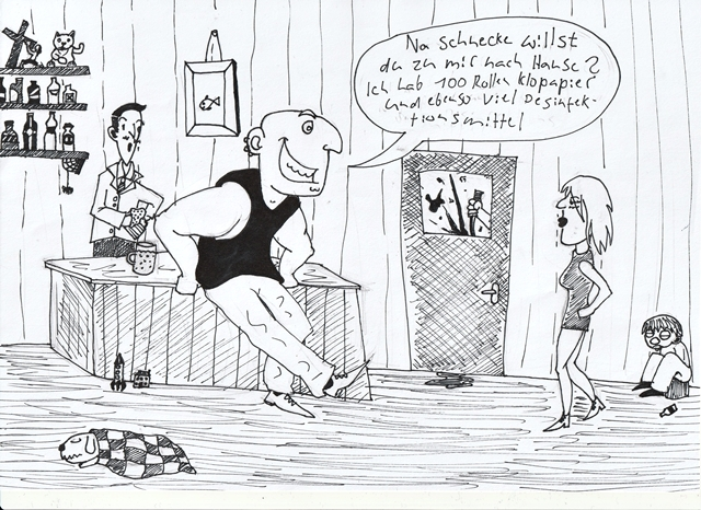 Cartoon: Flirten 2020 1