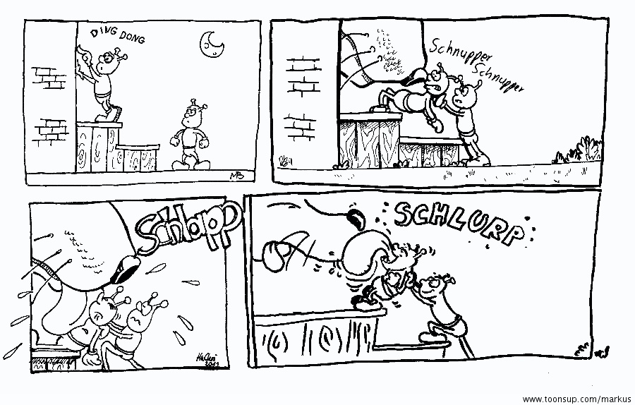 Comic: Die Besucher 1