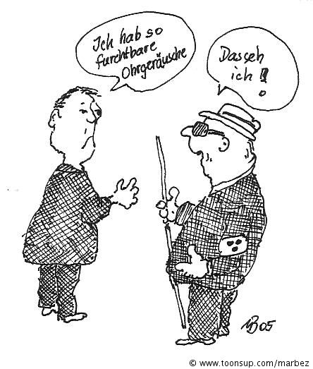 Cartoon: Ohrgeräusche 1