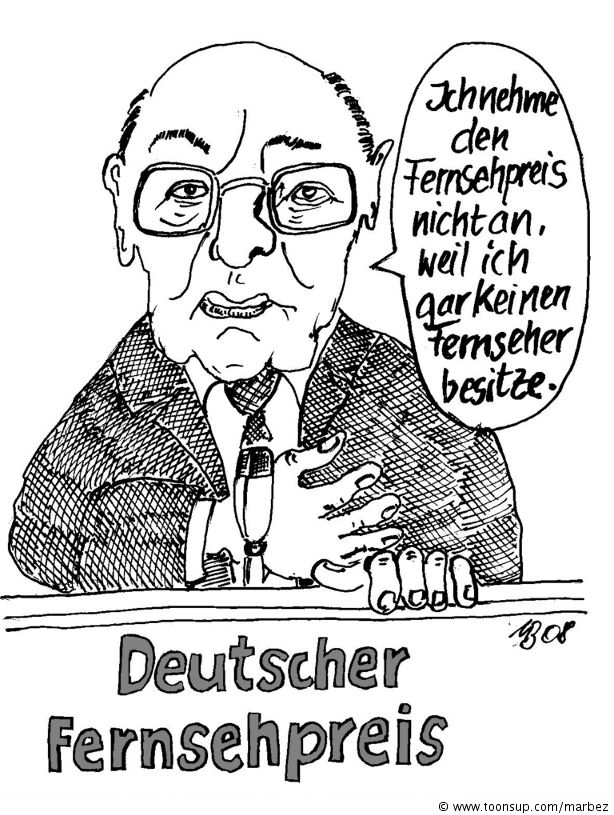 Cartoon: Deutscher Fernshpreis 1