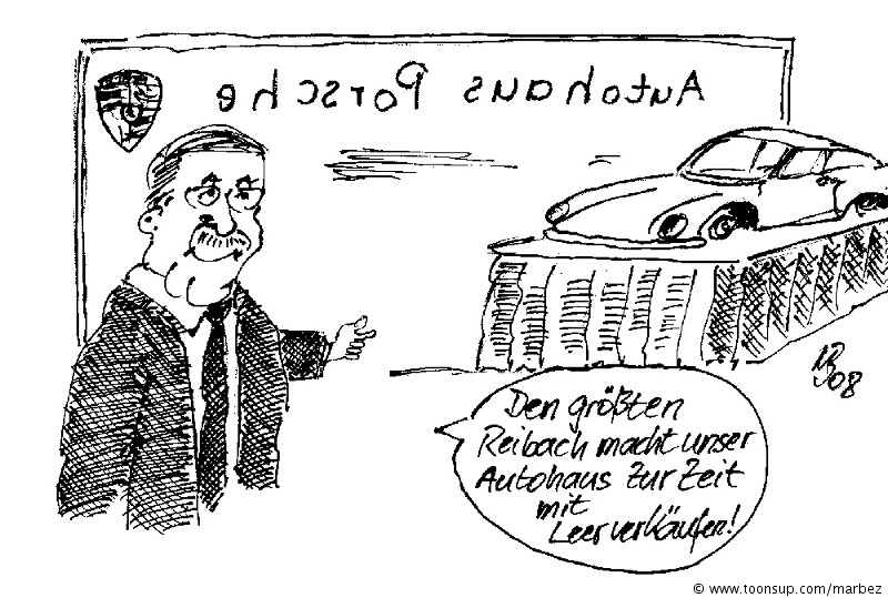 Cartoon: Porsche Leerverkäufe 1