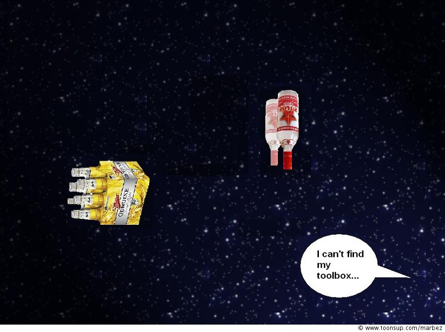 Illustration: I can't find my toolbox... 1