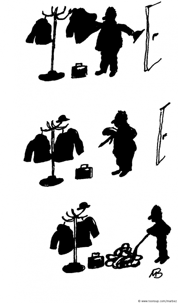 Cartoon: Schein & Sein 1
