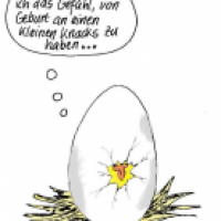 Von Geburt an.