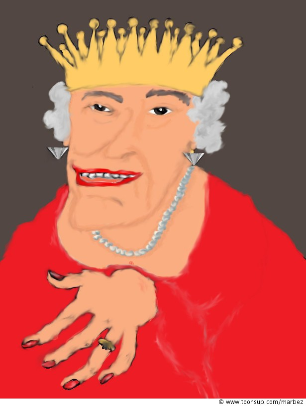 Illustration: Royalty destroys natural smile 1