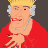 Royalty destroys natural smile
