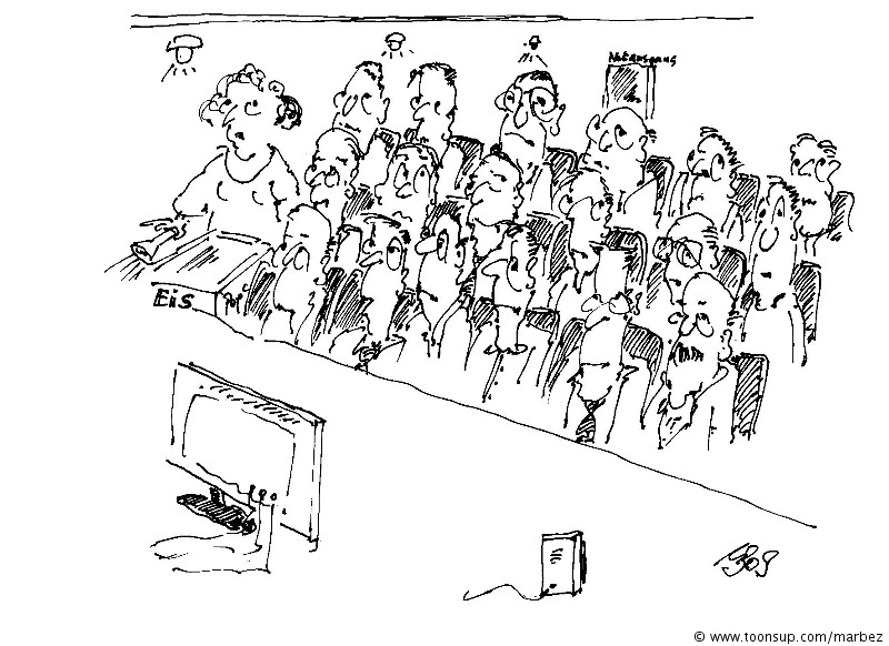 Cartoon: EG Förderung des Public Viewing 1