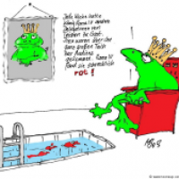 König Rana IV. mochte keine roten Frösche
