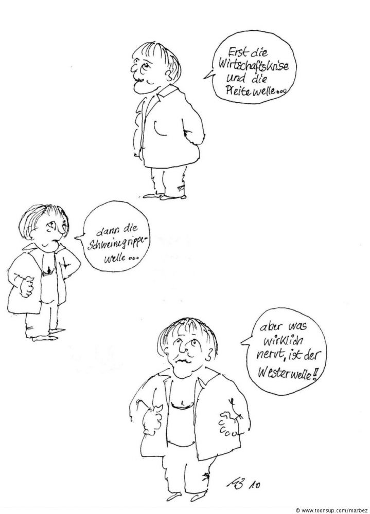 Comic: Arme Bundeskanzlerin 1
