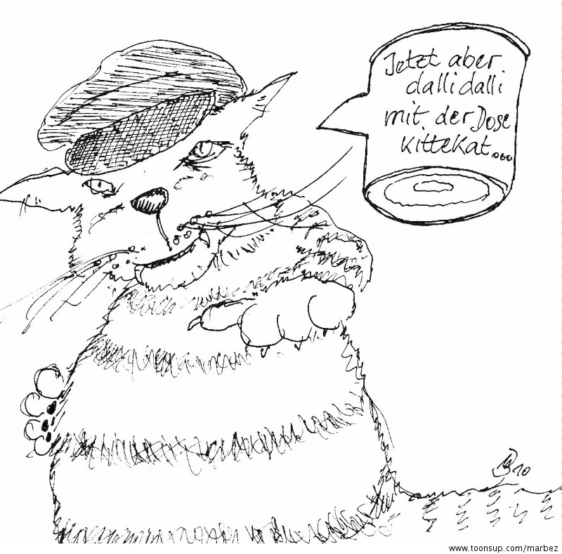Cartoon: Dalli dalli Kittekat 1