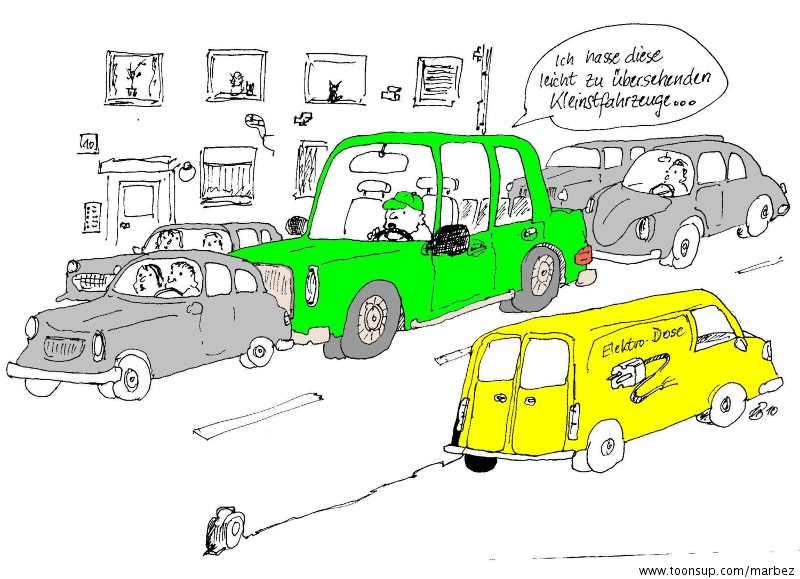 Cartoon: Kleinstwagen 1
