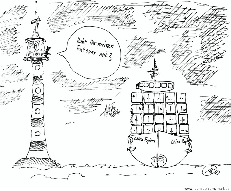 Cartoon: Man sieht überall, dass es Winter wird! 1