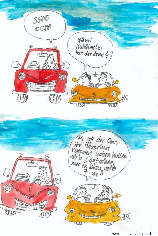 Cartoon: Die Schönheit von SUV's 1