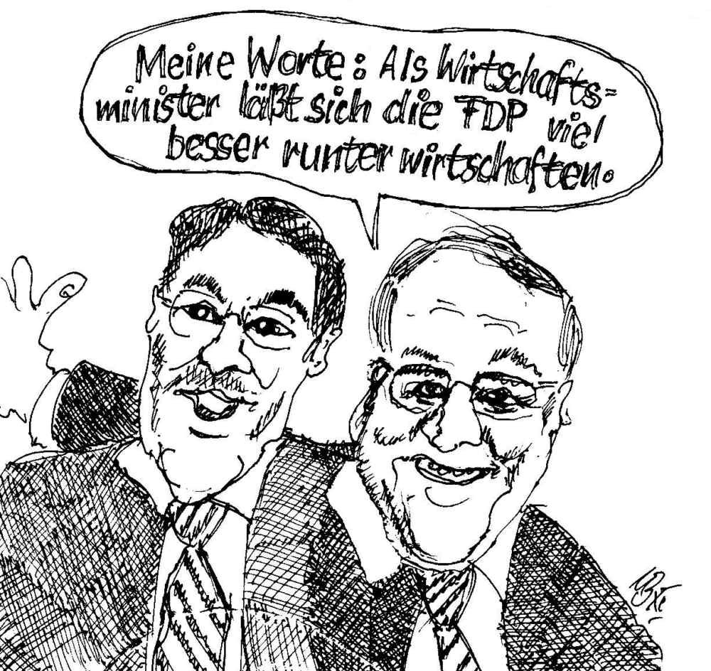 Cartoon: Status der FDP 1