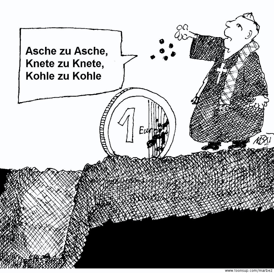 Cartoon: Asche zu Asche 1