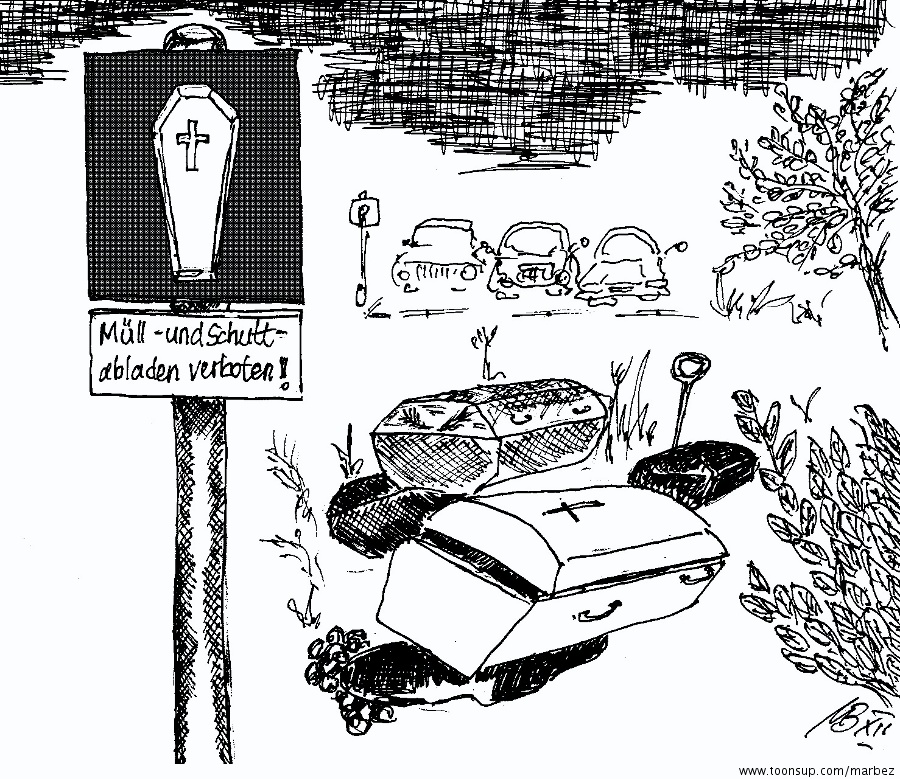 Cartoon: Müll- und Schuttabladen 1
