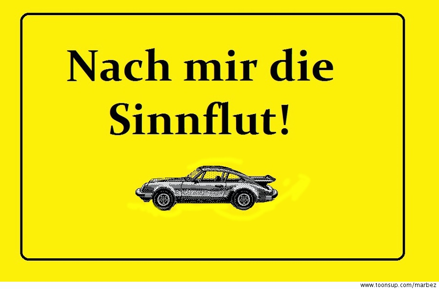 Illustration: Nach mir die Sinnflut. 1