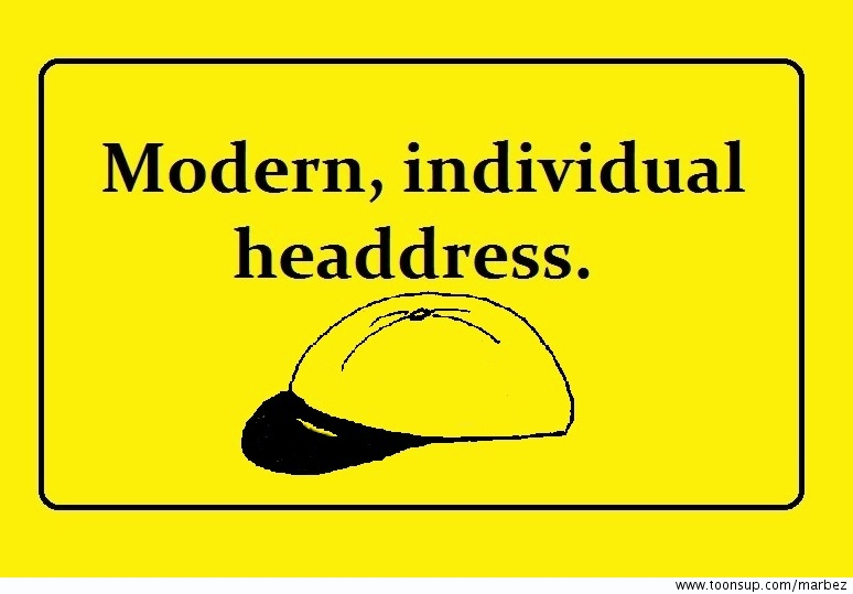 Illustration: Modern, individual Headdress 1