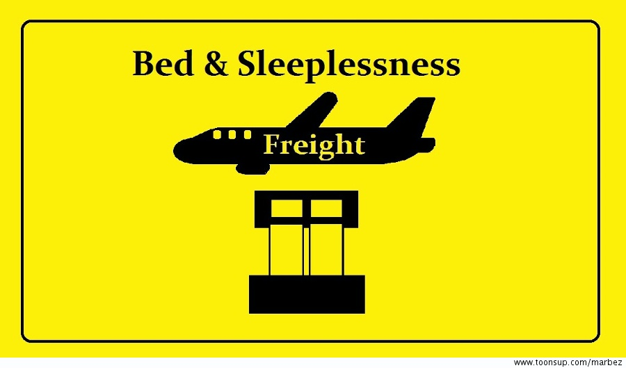 Illustration: Bed & Sleeplessness 1